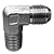 Adaptador Hidráulico 90° 9/16" JIC x 1/4" NPT Alta Pressão - Imagem 9