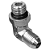 Adaptador Hidráulico 90° 9/16 JIC x 9/16 ORING - Orientável - Imagem 4