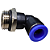 União Adaptador Pneumático Cotovelo 90° 10mm x 1/2" Macho - Imagem 5