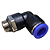 União Pneumático Cotovelo 90° 10mm x 1/4" Macho e Fêmea - Imagem 8