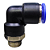 União Pneumático Cotovelo 90° 10mm x 1/4" Macho e Fêmea - Imagem 7