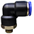 União Pneumático Cotovelo 90° 10mm x 1/8" Macho e Fêmea - Imagem 6