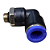 União Pneumático Cotovelo 90° 10mm x 1/8" Macho e Fêmea - Imagem 7