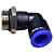 União Pneumático Cotovelo 90° 12mm x 1/2" Macho e Fêmea - Imagem 9
