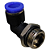 União Pneumático Cotovelo 90° 12mm x 1/2" Macho e Fêmea - Imagem 4