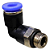 União Pneumático Cotovelo 90° 6mm x 1/8" Macho e Fêmea - Imagem 3