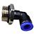 União Pneumático Cotovelo 90° 8mm x 1/2" Macho e Fêmea - Imagem 8
