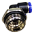 União Pneumático Cotovelo 90° 8mm x 1/2" Macho e Fêmea - Imagem 1
