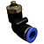 União Pneumático Cotovelo 90° 8mm x M5 para Conexões - Imagem 6