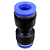 União Emenda Pneumática Reta 10mm X 10mm Para Conexão - Imagem 3
