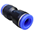 União Emenda Pneumática Reta 10mm X 10mm Para Conexão - Imagem 5