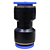 União Emenda Pneumática Reta 16mm X 16mm Para Conexão - Imagem 3