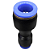 Conexão União Emenda Redutora 12mm X 6mm Pneumática - Imagem 6