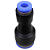 Conexão União Emenda Redutora 12mm X 6mm Pneumática - Imagem 5