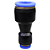 Conexão União Emenda Redutora 12mm X 6mm Pneumática - Imagem 4