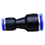 Conexão União Emenda Redutora 12mm X 8mm Pneumática - Imagem 5