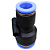 Conexão União Emenda Redutora 16mm X 12mm Pneumática - Imagem 1