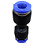 Conexão União Emenda Redutora 8mm X 6mm Pneumática - Imagem 9