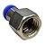 União Reta Pneumática Fêmea 6mm X 1/4" Para Conexão - Imagem 10
