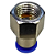 União Reta Pneumática Fêmea 6mm X 1/4" Para Conexão - Imagem 6