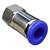 União Reta Pneumática Fêmea 6mm X 1/8" Para Conexão - Imagem 5