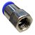 União Reta Pneumática Fêmea 10mm X 1/4" Para Conexão - Imagem 4
