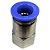 União Reta Pneumática Fêmea 10mm X 1/4" Para Conexão - Imagem 10