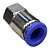 União Reta Pneumática Fêmea 10mm X 1/4" Para Conexão - Imagem 1