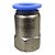 União Reta Pneumática Fêmea 10mm X 1/8" Para Conexão - Imagem 1