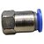 União Reta Pneumática Fêmea 10mm X 1/8" Para Conexão - Imagem 5