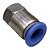 União Reta Pneumática Fêmea 10mm X 1/8" Para Conexão - Imagem 4