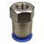 União Reta Pneumática Fêmea 10mm X 1/8" Para Conexão - Imagem 9