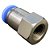 União Reta Pneumática Fêmea 12mm X 1/4" Para Conexão - Imagem 5