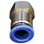 União Reta Pneumática Fêmea 12mm X 1/4" Para Conexão - Imagem 4