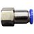 União Reta Pneumática Fêmea 8mm X 1/4" Para Conexão - Imagem 6