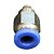 União Reta Pneumática Pu Macho 6mm X M5 Para Conexão - Imagem 8