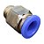 União Reta Pneumática Pu Macho 10mm X 1/4" Para Conexão - Imagem 10