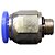 União Reta Pneumática Pu Macho 10mm X 1/8" Para Conexão - Imagem 5