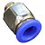 União Reta Pneumática Pu Macho 10mm X 1/8" Para Conexão - Imagem 10