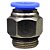União Reta Pneumática Pu Macho 10mm X 3/8" Para Conexão - Imagem 1