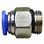 União Reta Pneumática Pu Macho 10mm X 3/8" Para Conexão - Imagem 9