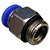 União Reta Pneumática Pu Macho 10mm X 3/8" Para Conexão - Imagem 5