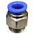 União Reta Pneumática Pu Macho 10mm X 3/8" Para Conexão - Imagem 10
