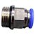 União Reta Pneumática Pu Macho 12mm X 1/2" Para Conexão - Imagem 8