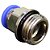 União Reta Pneumática Pu Macho 12mm X 1/2" Para Conexão - Imagem 7