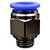 União Reta Pneumática Pu Macho 12mm X 1/4" Para Conexão - Imagem 8