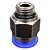 União Reta Pneumática Pu Macho 12mm X 1/4" Para Conexão - Imagem 9