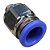 União Reta Pneumática Pu Macho 12mm X 1/8" Para Conexão - Imagem 10