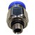 União Reta Pneumática Pu Macho 12mm X 1/8" Para Conexão - Imagem 1