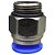 União Reta Pneumática Pu Macho 12mm X 3/8" Para Conexão - Imagem 8
